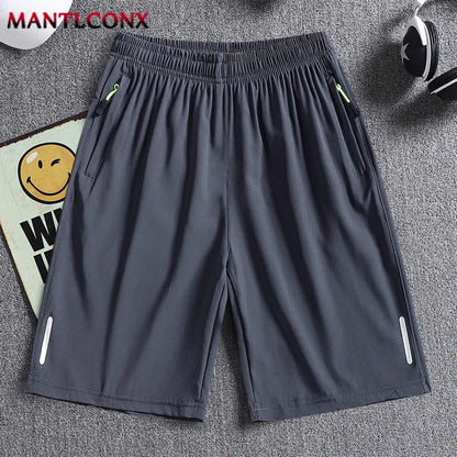 Men's Summer Sport Shorts – Cool Running, Gym & Fitness Training Shorts in Black and Gray