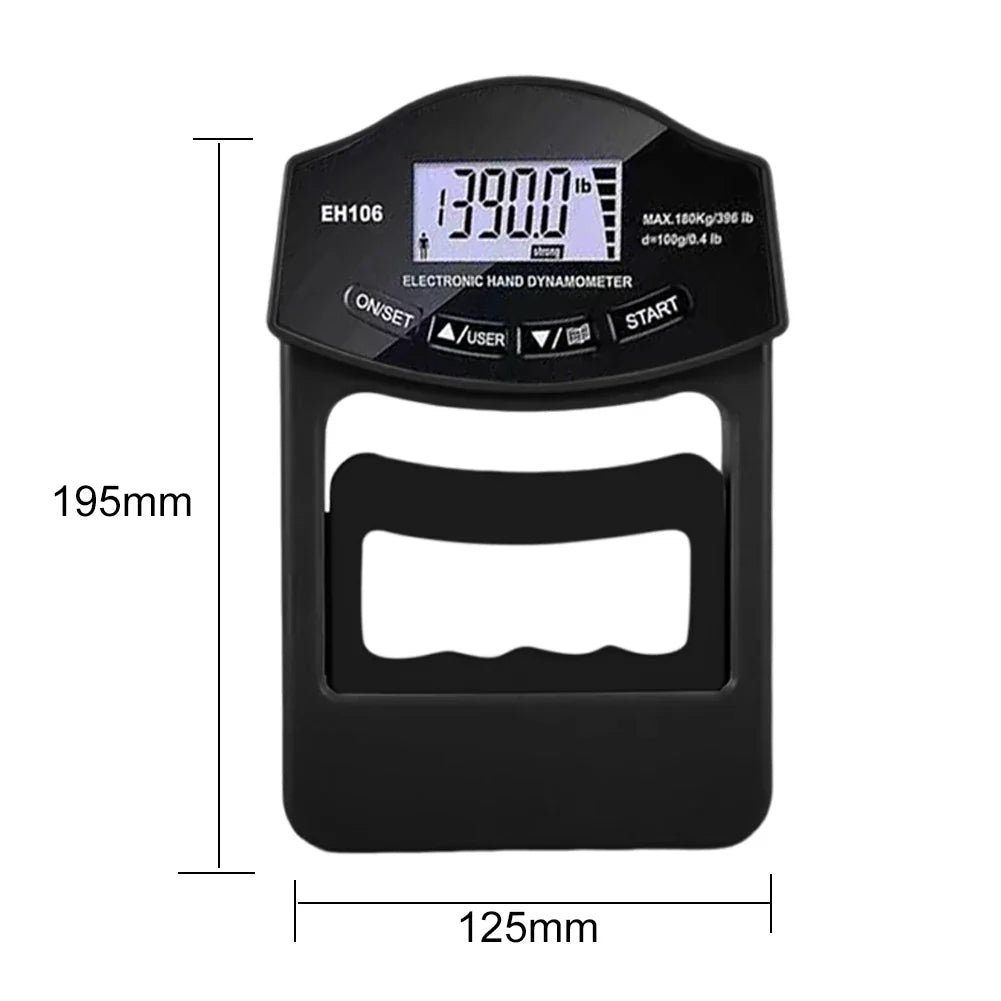 Electronic Hand Grip Strength Trainer — Dynamometer Finger Gripper Expander for Fitness & Hand Strength