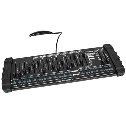 Yiflamefly 384 Channel DMX512 Lighting Controller - Stage Light Programming Console for DJ, Concert & Professional Events