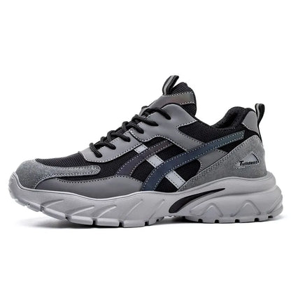 Men’s Steel Toe Safety Shoes – Puncture-Proof, Lightweight Work Sneakers & Industrial Boots