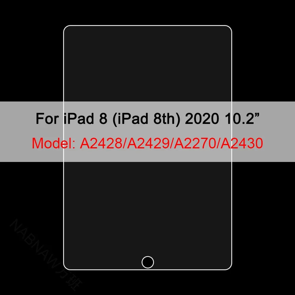 3-Pack Tempered Glass Screen Protector - Apple iPad 10th 9th 8th 7th Mini Air & Pro Series