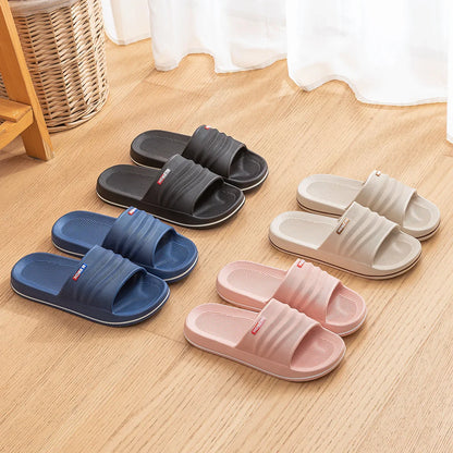 EVA Couple Slippers – Soft Sole Slip-On Home Shoes for Men & Women, Comfortable Casual Indoor & Bathroom Slippers