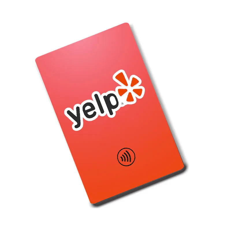 Universal NFC Google Review Cards – Instagram & Facebook Tap-to-URL Social Business Cards for Android & iPhone