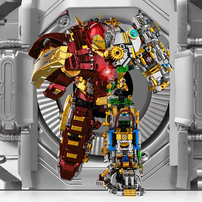 2700+pcs Iron Heroes Building Blocks – Buster Mech Action Figures DIY Brick Set, Collectible Toys for Boys & Adults