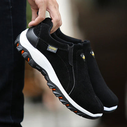 Men’s Non-Slip Hiking Shoes - Wear-Resistant Casual Sports Sneakers for Outdoor Walking and Daily Comfort