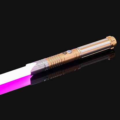 RGB Metal Lightsaber Toy - LED Light Sword with Colorful Effects for Kids, Kpop Fans & Collectible Fun