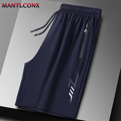 Men's Summer Sport Shorts – Cool Running, Gym & Fitness Training Shorts in Black and Gray