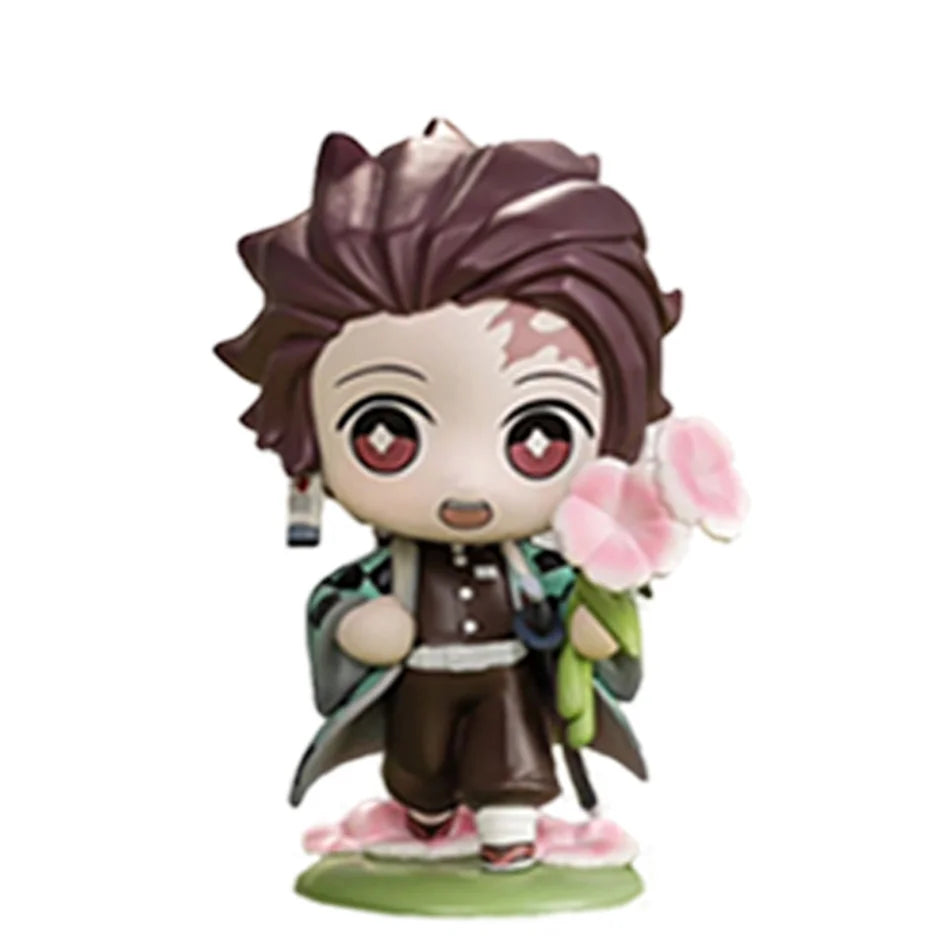 Demon Slayer Tanjiro & Nezuko Figure Blind Box – Anime Cartoon Statue Model Ornament, Creative Surprise Gift