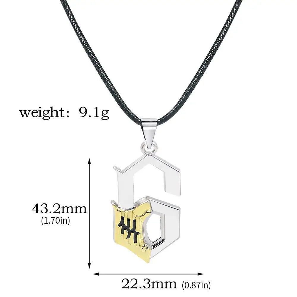 Bleach Ichigo Kurosaki Keychain Necklace - Anime Cosplay Pendant Charm for Men & Women Backpack Jewelry Gift