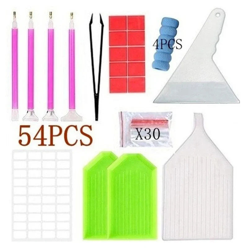 5D Originality Diamond Painting Accessories Kit - DIY Cross Stitch Craft Tool for Art Embroidery, Includes Diamond Painting Tools