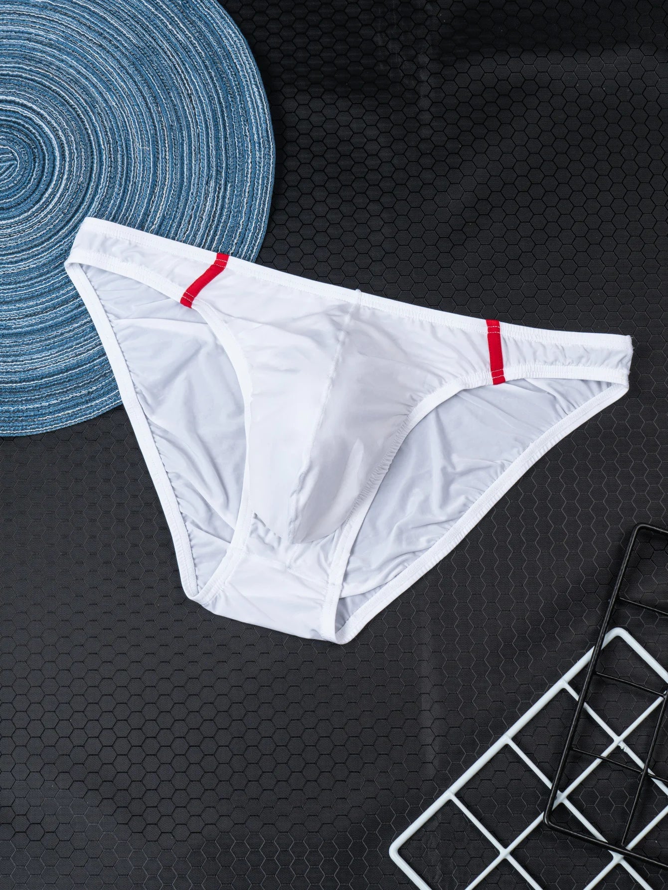4-Pack Men’s High-Elastic Breathable Briefs – Soft U-Shaped Quick-Dry Underwear, Multi-Color Casual Comfort All-Season Fit