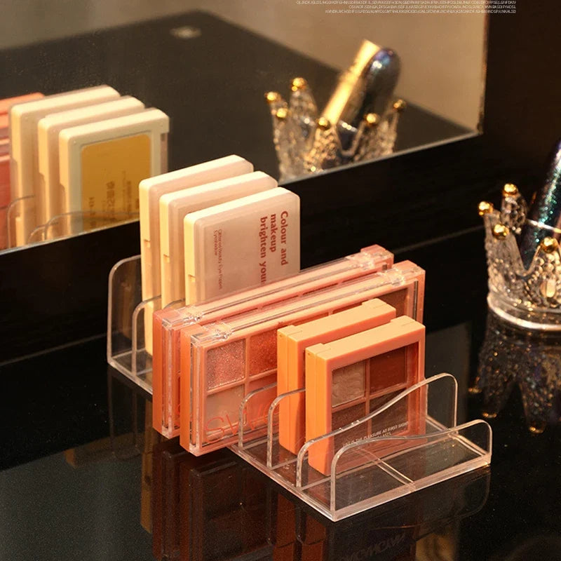 Eyeshadow Palette Organizer - Makeup Storage Tray with Cosmetic Compartments for Beauty Tools