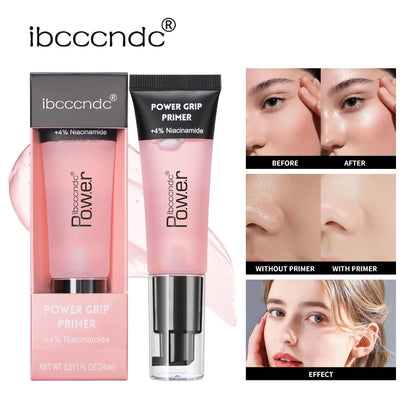 24ml Power Grip Primer Gel - Hydrating Makeup Base for Smooth Skin, Invisible Pore Blurring & Long-Lasting Makeup Hold