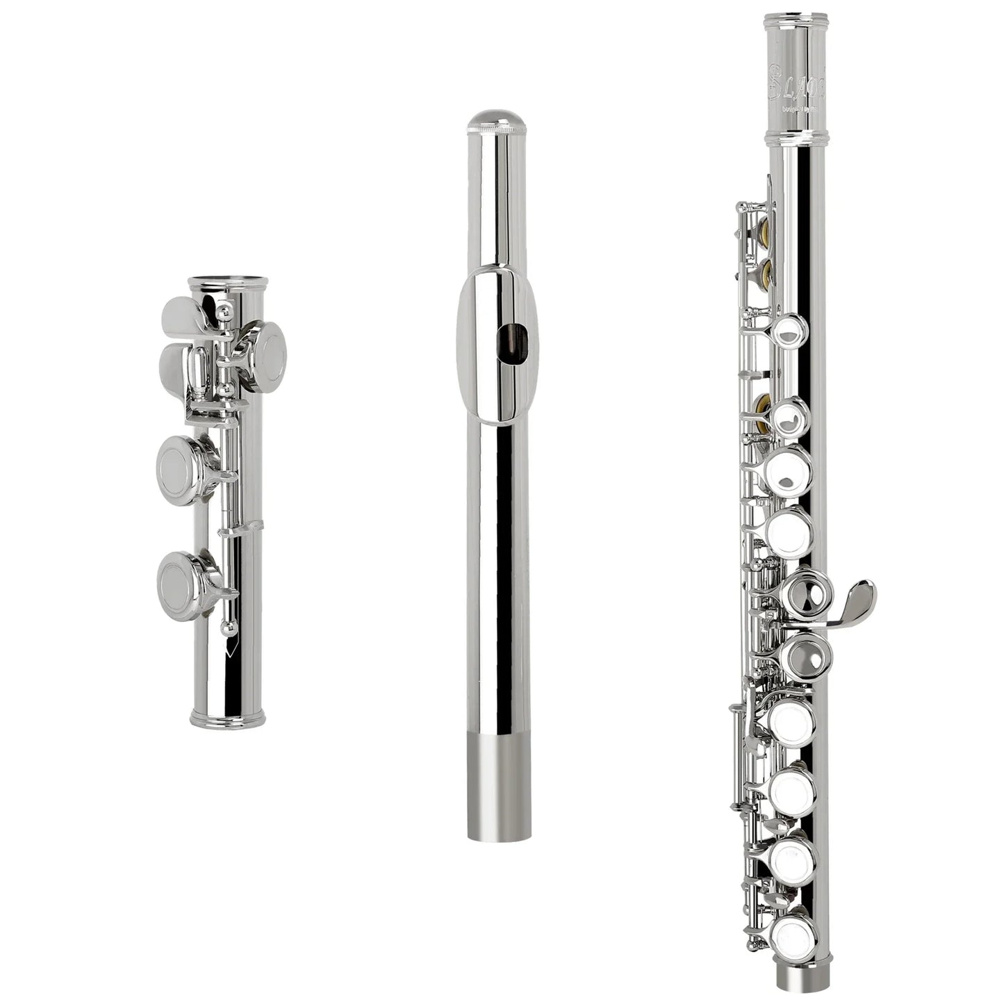 SLADE 16 Closed/Opened Hole C Key Professional Transverse Flute – Concert Musical Instrument with Box, Cleaning Cloth, Stick & Gloves