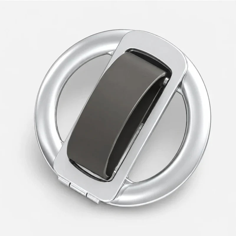 Silicone Magnetic Phone Ring Holder - MagSafe Rotatable Wristband Stand & Grip