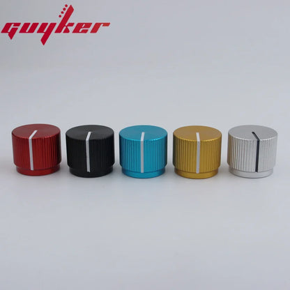 Aluminum Flat Top Bass Knob - 16MM Guitar Control Knob Available in Five Colors for Electric Bass