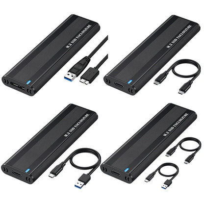 10Gbps M.2 NVMe SSD Enclosure — Solid-State Drive Adapter for 2230/2242/2260/2280 SSDs, Tool-Free Installation