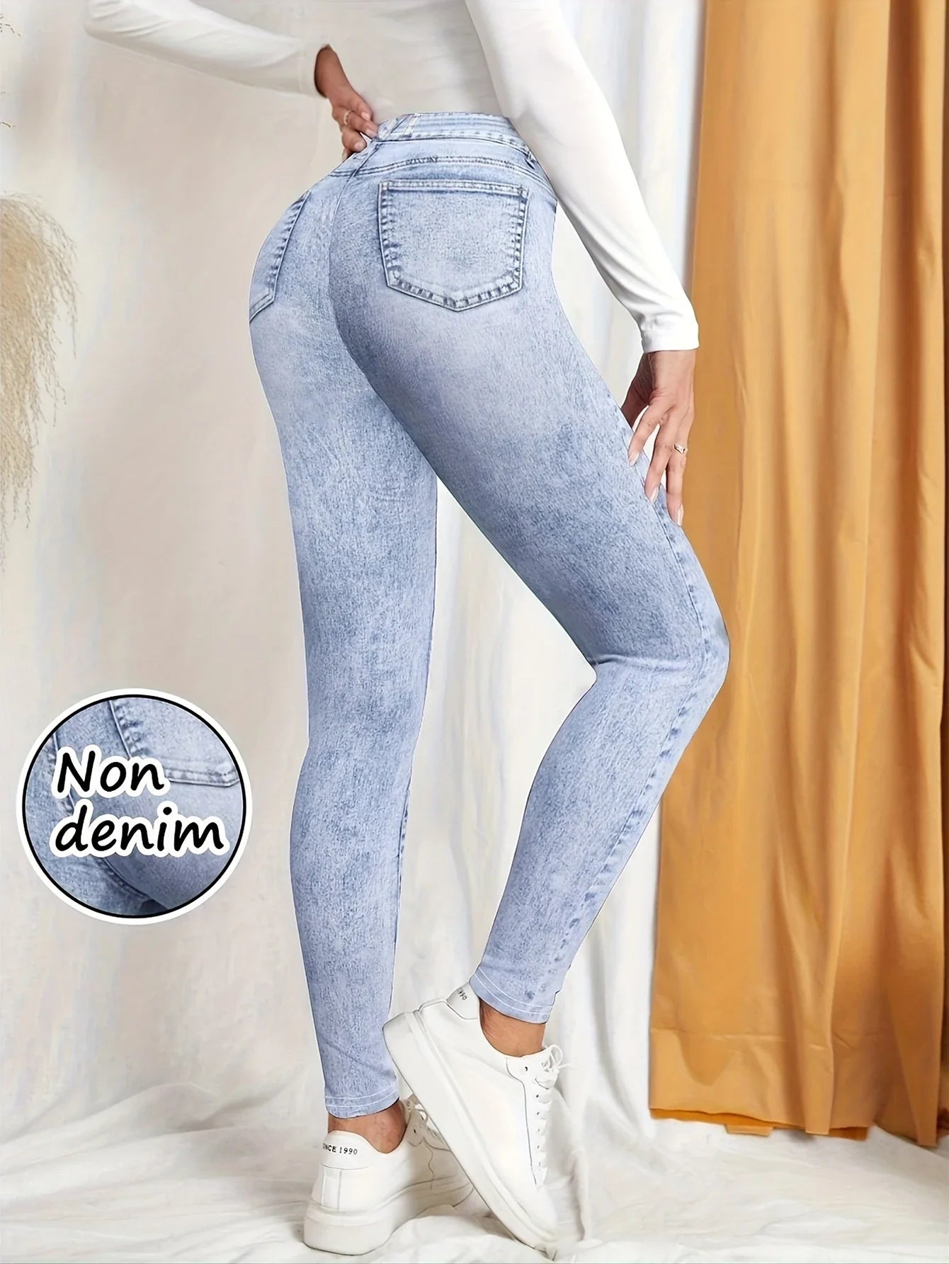 Women's High Waist Yoga Leggings - Soft Stretch Hip Lifting Casual Activewear Pants