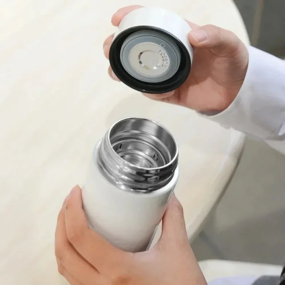 Stainless Steel Vacuum Insulated Tumbler - Thermal Water Bottle for Hot & Cold Drinks
