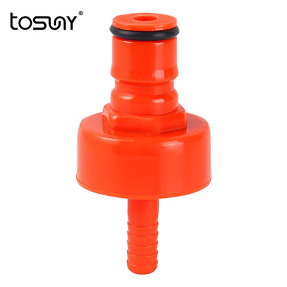 Home Brew Carbonation Cap & Line Cleaning Tool — Ball Lock Connector for Soda, Beer, PET Bottles