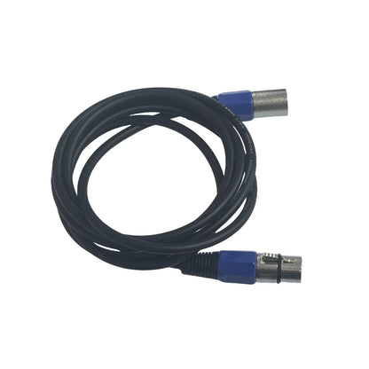 DMX512 3-Pin Stage Lighting Cable - 1M & 2M Signal Cable for LED PAR Lights and DJ Equipment