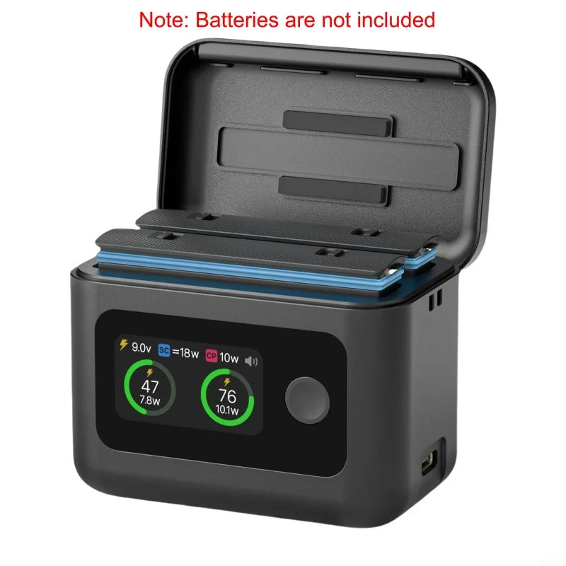 Insta360 X5 Fast Charging Case - 27W Dual Track Battery Charger Storage Case for Insta360 X5 Accessories