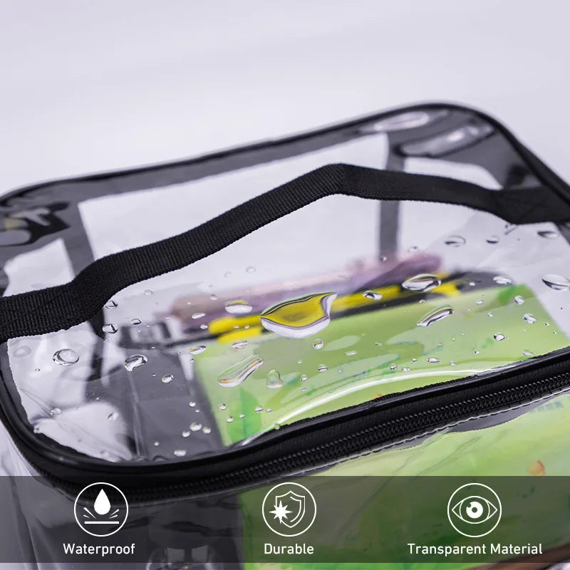 Transparent Mesh Zipper Toy Storage Bag – Large Capacity Organizer for Puzzles, Blocks & Building Toys