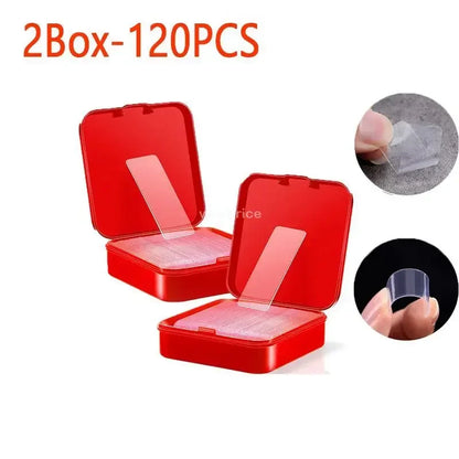 Nano Double Sided Adhesive Tape - Reusable Waterproof Transparent Wall Mount Sticker with Strong Grip