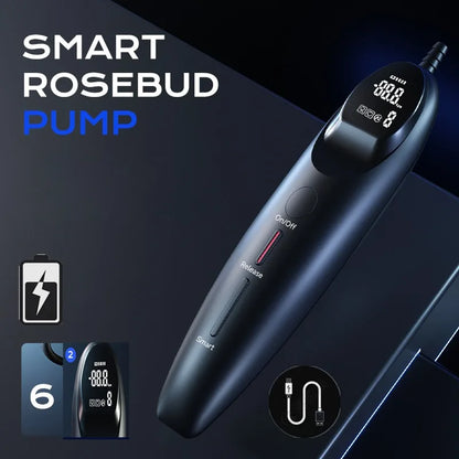Electric Manual Vacuum Pump - Adult Negative Pressure Suction Device with Pressure Gauge for Personal Wellness Use
