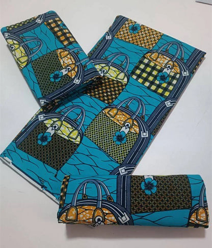 High Quality African Wax Print Fabric - 100% Cotton Soft Ankara Real Wax Fashion Material
