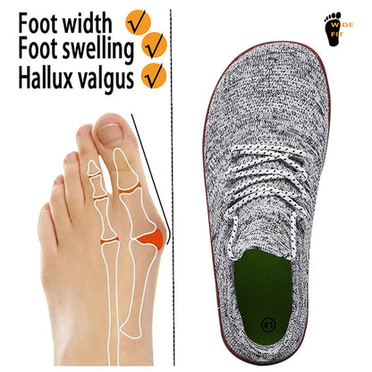Minimalist Barefoot Shoes for Men & Women – Lightweight Breathable Zero-Sole Wide-Toe Running & Casual Walking Shoes