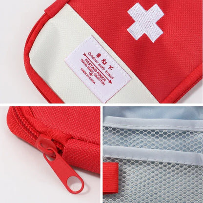 Portable Medicine Bag – Cute First Aid Kit Organizer, Medical Emergency Kit for Travel, Outdoor & Household Pill Storage