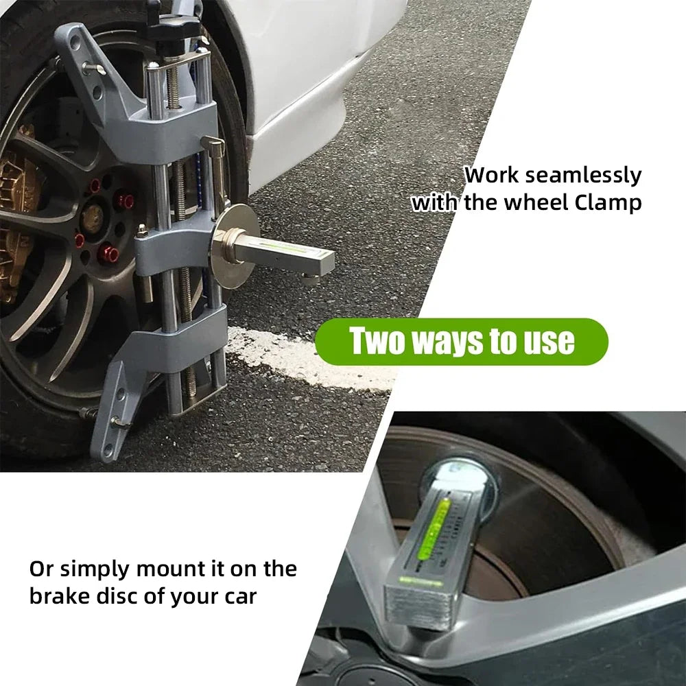 Automobile 4-Wheel Magnetic Level Camber Gauge Tool – Adjustable Wheel Alignment & Wheel Positioning Tool for Car Repair