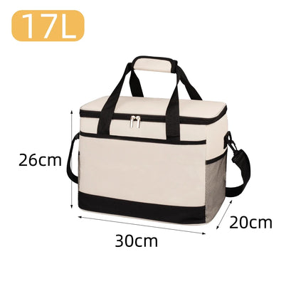 Insulated Lunch Bag - Portable Reusable Food Storage Tote for School, Work & Picnics