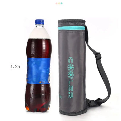Waterproof Insulated Bottle Cover Bag - Collapsible Thermal Cooler Sleeve for Outdoor Sports & Travel