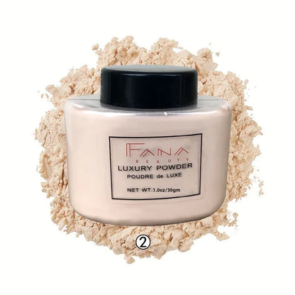 Luxury 4 Color Face Powder Foundation - Oil Control Loose Setting Powder for Women Makeup & Beauty Application