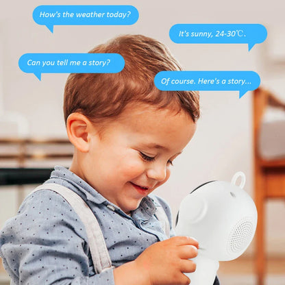 Tuya Smart AI Robot Toy – WiFi Voice Interactive Early Education Learning Machine with Speech Recognition for Kids Educational Play