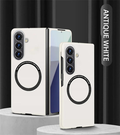 Samsung Galaxy Z Fold 3/4/5/6/7/8 Ultra Thin Skin Feel Case - MagSafe Magnetic Wireless Charging Cover