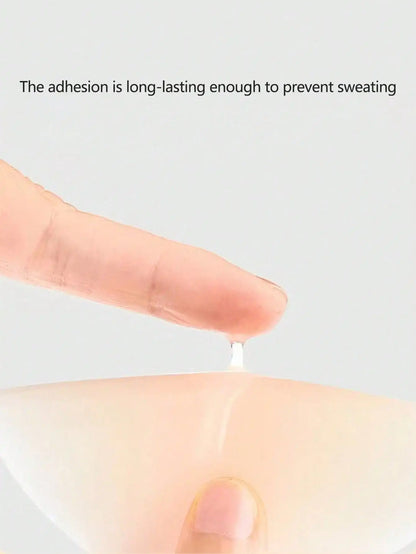 Invisible Self-Adhesive Nipple Covers - Washable Anti-Friction Breast Covers for Swimwear, Beach & Everyday Wear