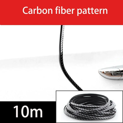 Chrome Car Door Edge Protector Strip - Rubber Soundproof Seal Trim for Noise Reduction, Scratch Protection & Auto Door Insulation