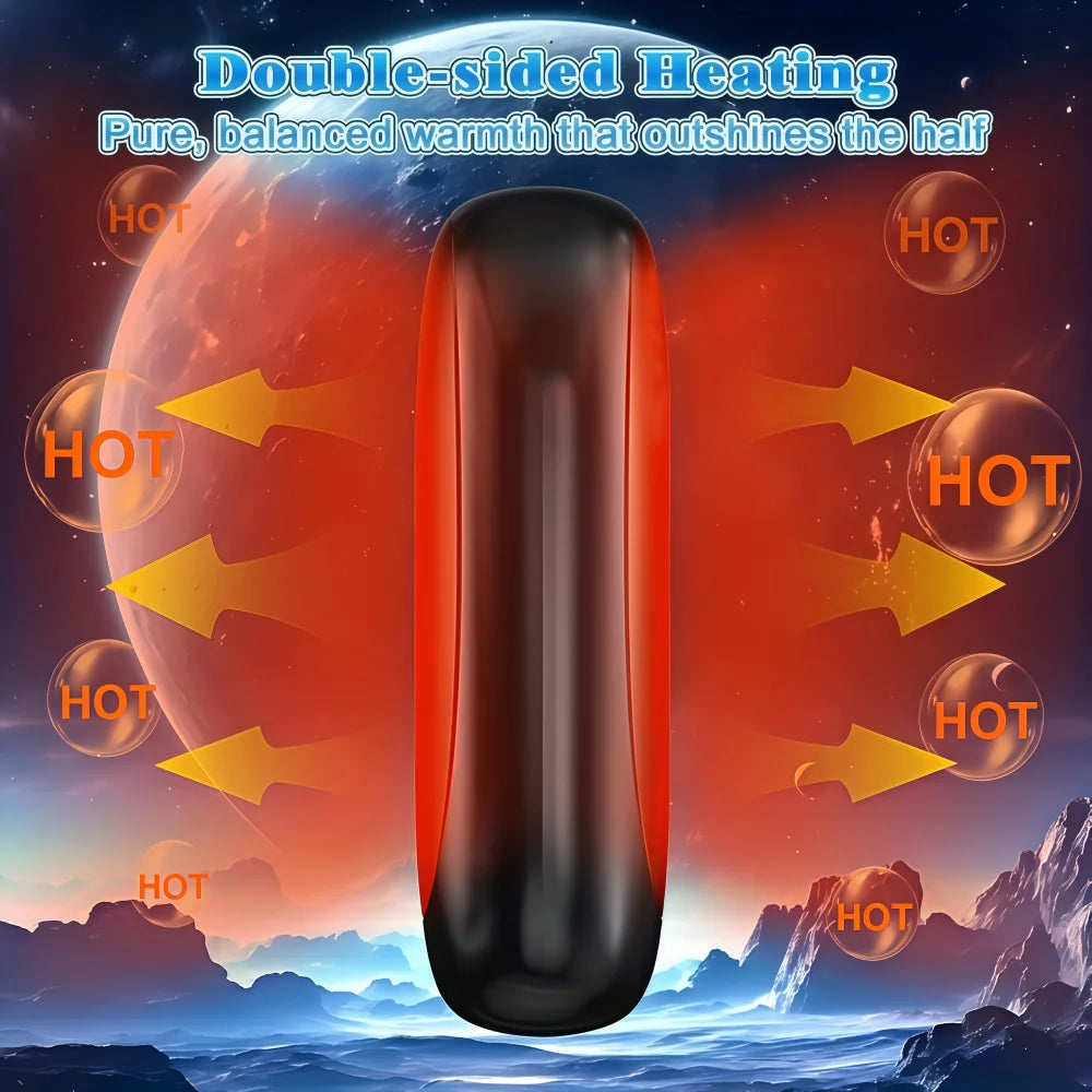 2-Pack Rechargeable Hand Warmers 2000mAh – Electric Pocket Heater for Christmas, Outdoors, Hunting, Golf & Camping