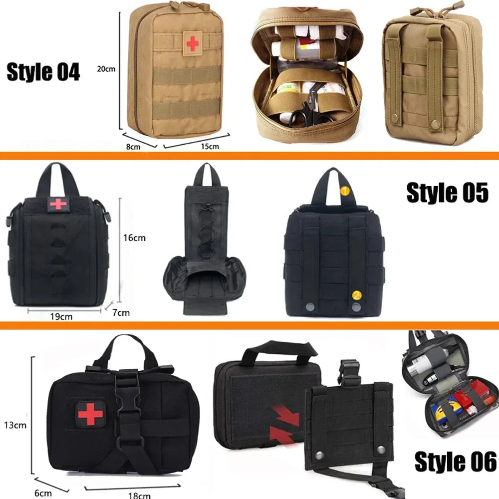 IFAK EDC Waist Bag - Outdoor Emergency Tool Kit and First Aid Kit for Hunting, Camping, and Survival