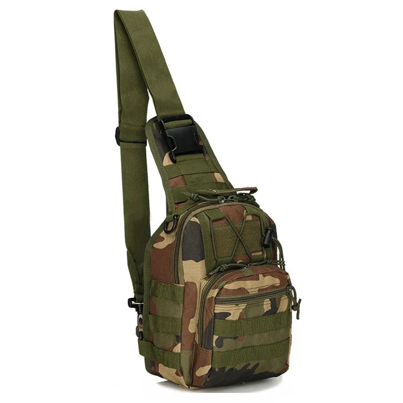Men’s Waterproof Outdoor Crossbody Chest Bag – Sports Bike Shoulder Handbag