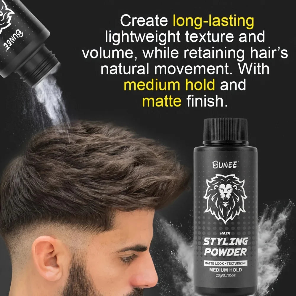 BUNEE Volumizing Hair Powder 20g - Root Lift & Oil Control Styling Powder