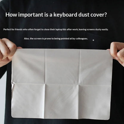 Microfiber Keyboard Dust Cover - Ultra Thin Waterproof Protector for MacBook Pro Air 15-16 Inch