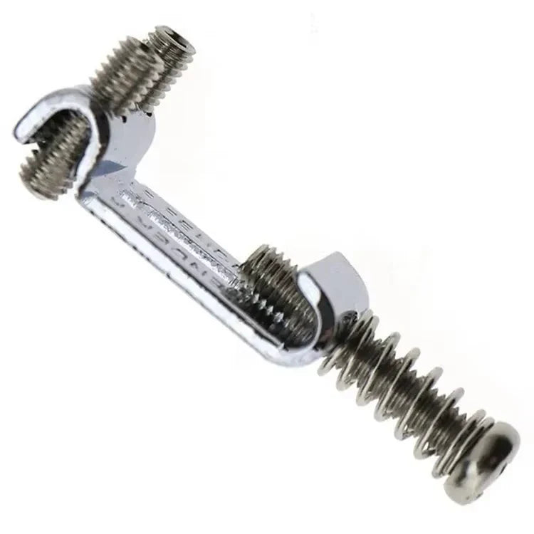 6PCS Roller Tremolo Bridge Saddles with Wrench – Zinc Alloy Upgrade for Fender Strat, Tele & ST Electric Guitars