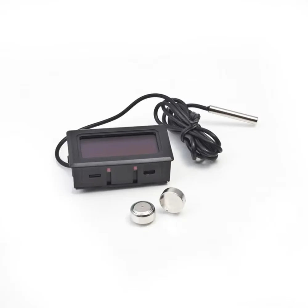 Digital Aquarium Thermometer with Probe – Suction Cup Water Temperature Gauge for Fish Tanks, Celsius (℃) Display