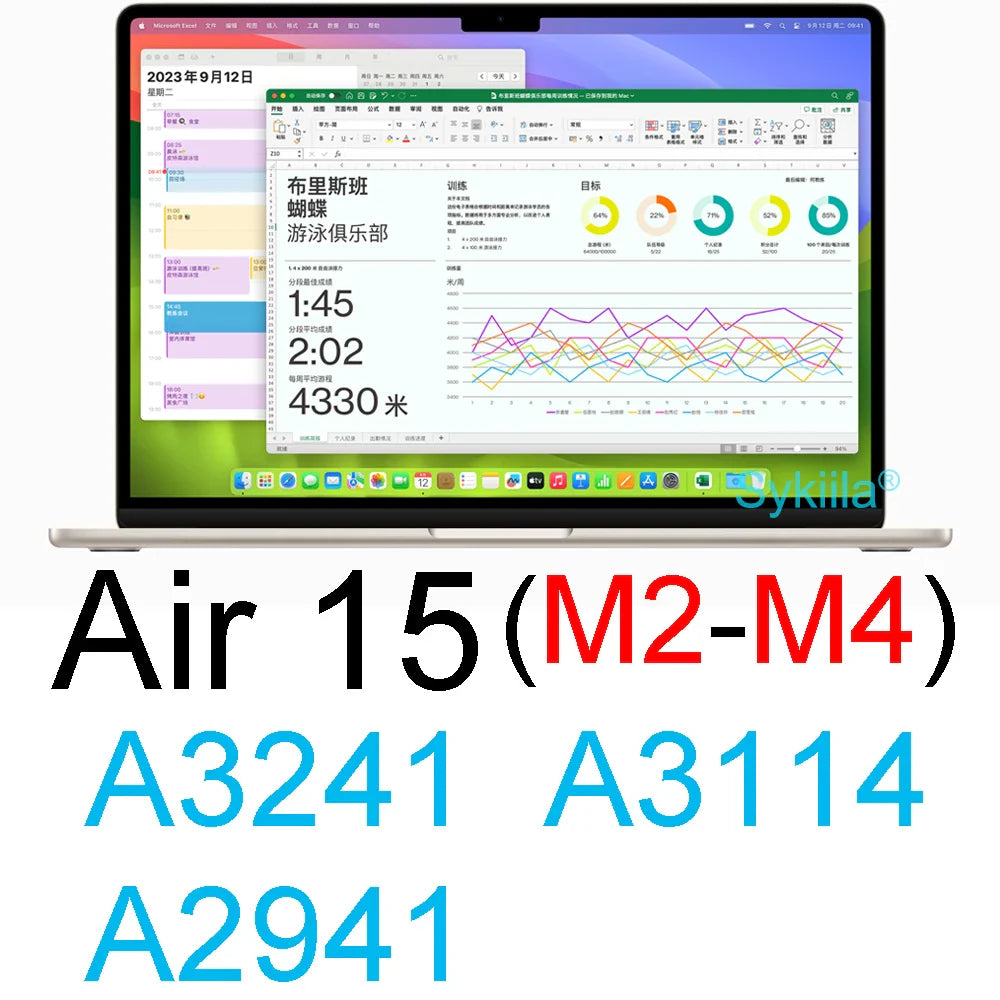 HD Soft Screen Protector for MacBook — Fits Air 13/15 & Pro 13/14/15/16 (M1–M5, Models A3113/A3434/A3421/A3420)