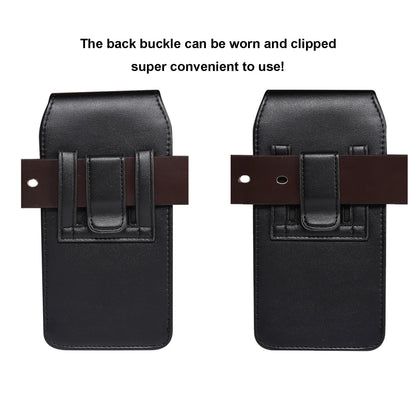 FULAIKATE Sheepskin Textured Card Slot Waist Pouch – Durable Bag for iPhone 12 Pro Max, Samsung Galaxy S24, Vertical Holster
