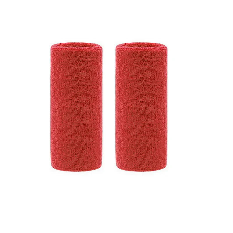 2PCS Sports Wristbands – Tennis & Fitness Sweat Bands for Basketball, Volleyball, Padel with Wrist Guard Cuffs